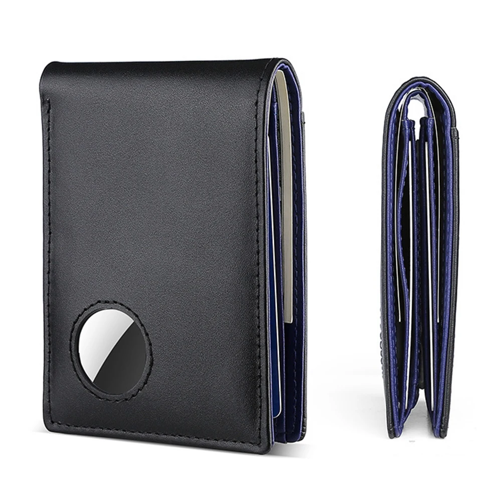 

Натуральная кожа Swipe держатель для кредитных карт кошелек анти-потерянный мужской держатель для кредитных карт кошелек противоугонный портативный для деловых встреч