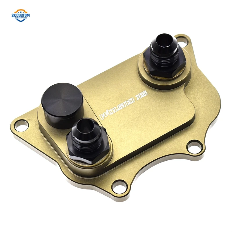 Kit radiatore olio in alluminio MK5 MK6 personalizzato a 13 file per motore Volkswagen Audi EA888 Gen2