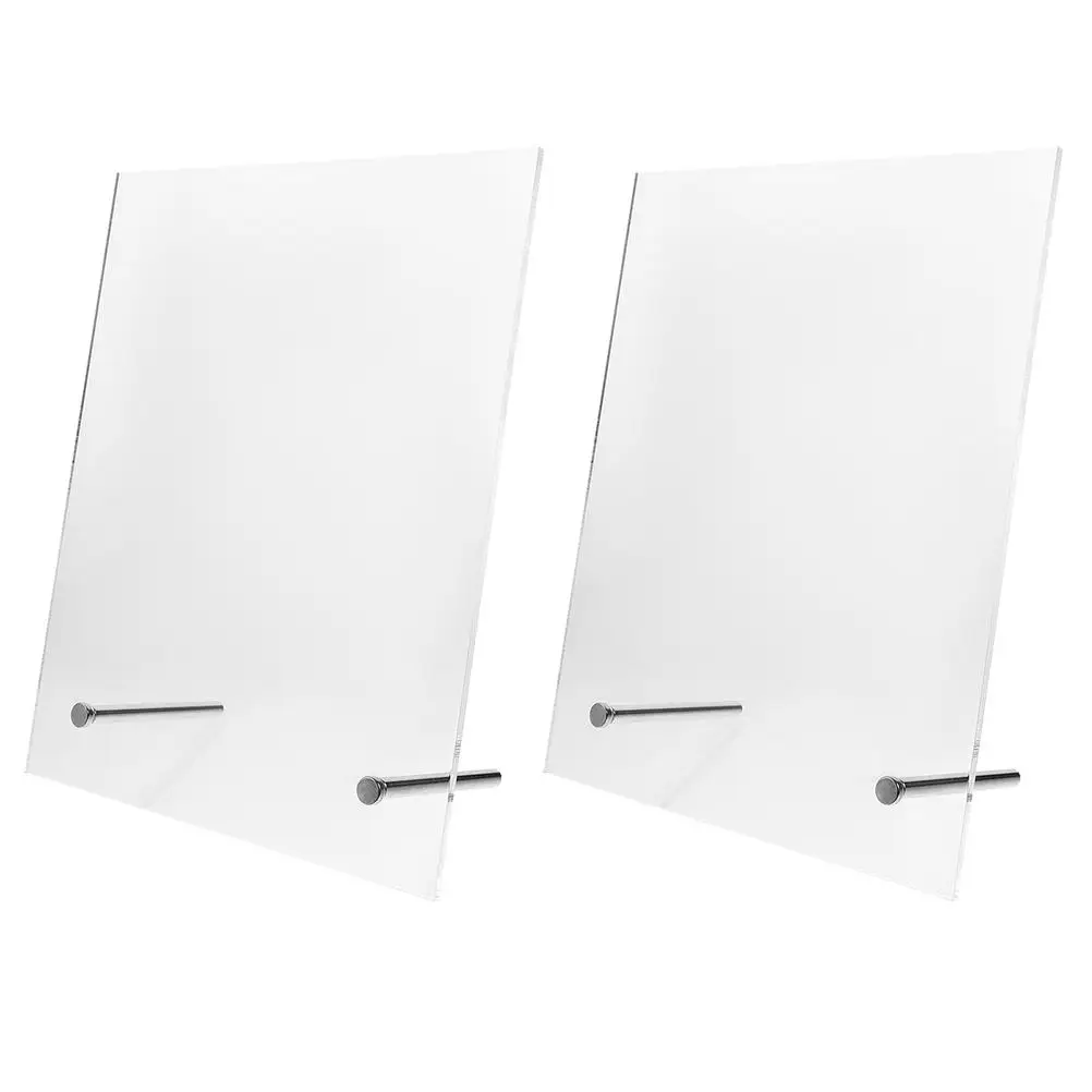 

2 Pcs Display Board Acrylic Hand Holder Tips Stand Shelf Storage Salon Props Nail Tips Showing Holder Lightweight Durable Clear