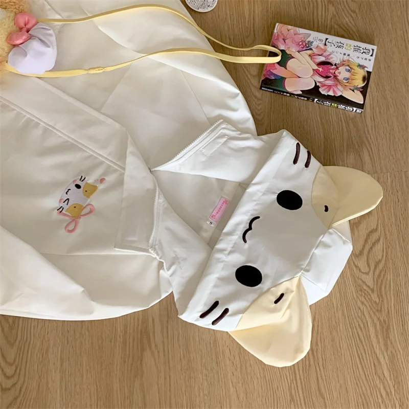 Masyumaro Fluffy Fuwa Nyanko Cat Outerwears Hooded Jacket Fall Coats for Women Teen Girl Cute Autumn Winter Cloths Clothing