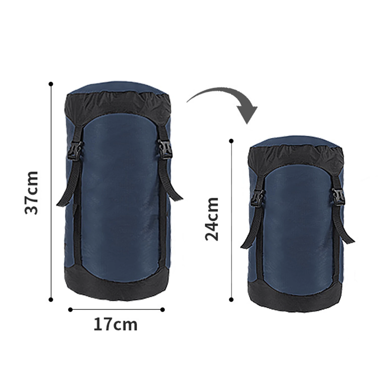 

Nylon Compression Stuff Sack Ultralight Storage Bag For Camping Sleeping Bags S M L XL Space-Saving Outdoor Hiking Accessories