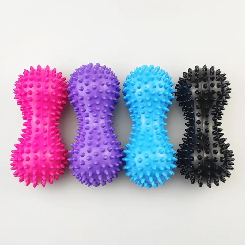 Peanut Spiked Ball Massage Acupuncture Point Grip Ball Spiked Fascia Yoga Ball Grip Fitness Ball Fascial Muscle Relaxation Hedge