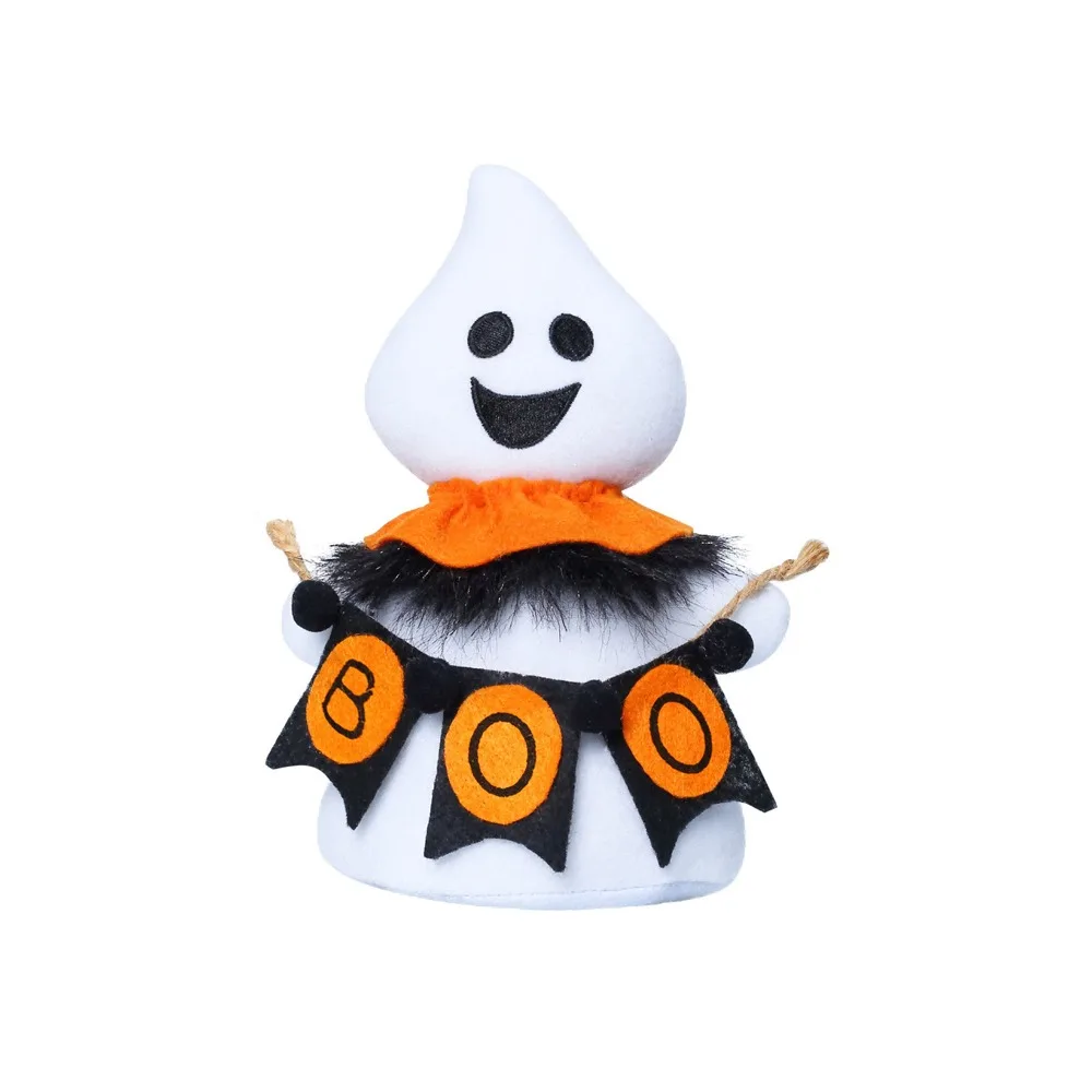 

Gift Ornament Funny Halloween Ghost Doll Handicraft Cartoon Scary Ghost Doll Soft Scary Ghost Figurines Haunted House