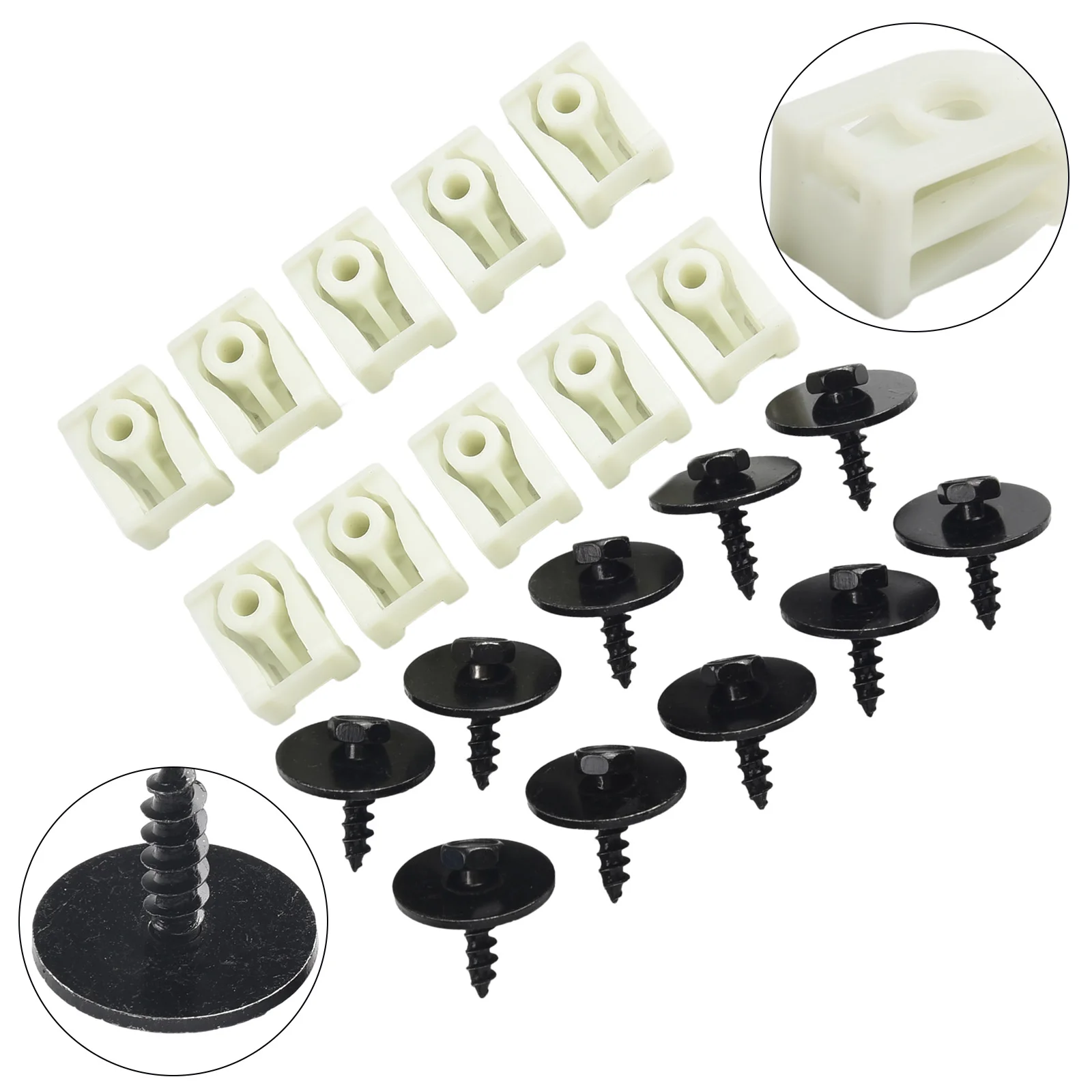 20Pcs/Set Car Clips Front And Rear Fender Liner C-Clip Combo Kit With Bolt 07147311312 07149213164 For BMW