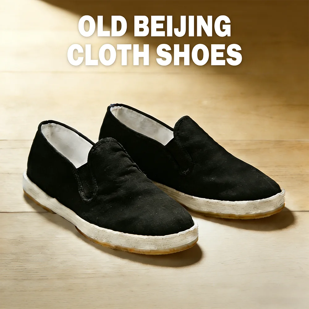 

Классические тканевые туфли Old Beijing — дышащая удобная повседневная обувь без шнурков для повседневной жизни для мужчин и женщин