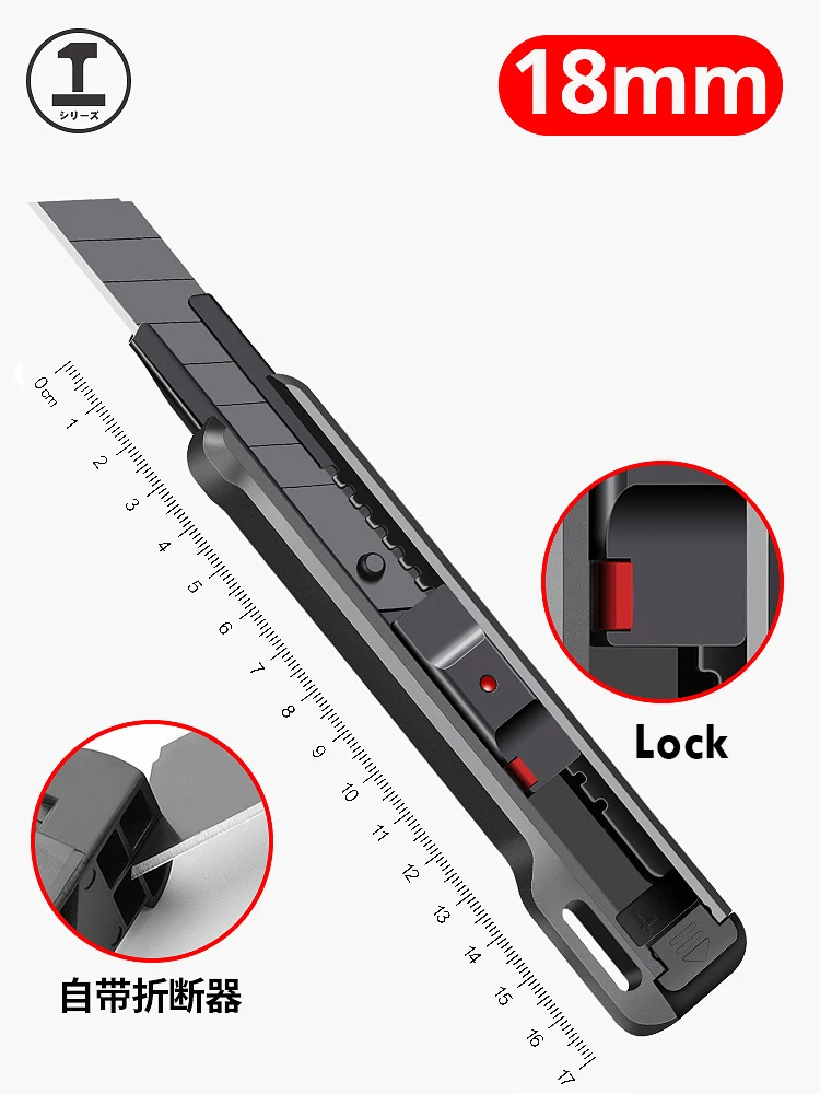 Coltello da tasca Zoecor coltelli Utility portatili alambicur Couteau lame da 9mm/18mm scatola retrattile cartone di carta forniture per ufficio