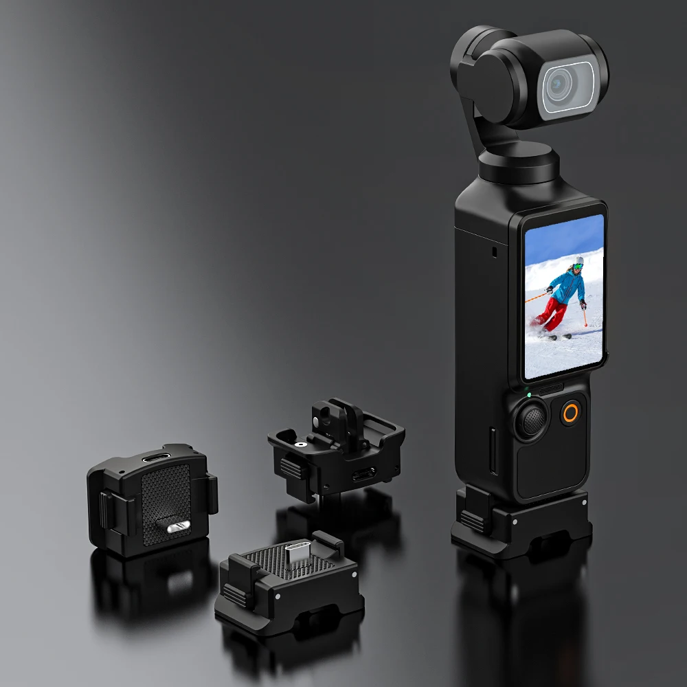 Schnellverschluss-Ladestation für DJI OSMO Pocket 3/4/4P Aufrechte Multifunktions-Halterung Desktop-Basis Kamera-Zubehör
