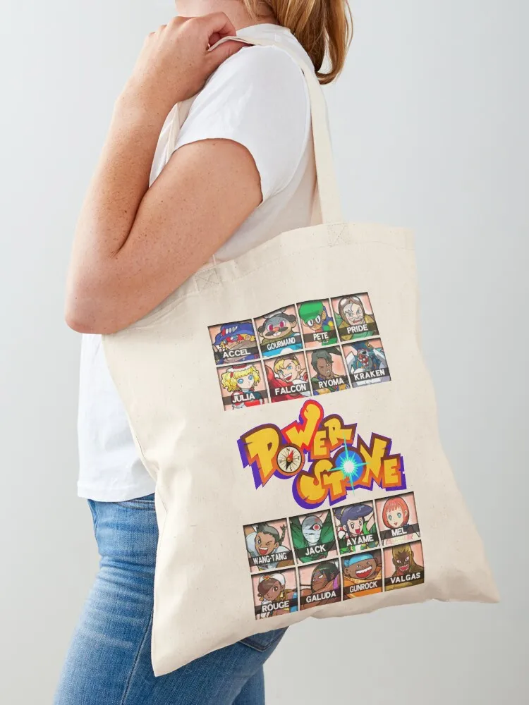 Power Stone characters Tote Bag Lady bags cute pouch bag Canvas Tote Bag