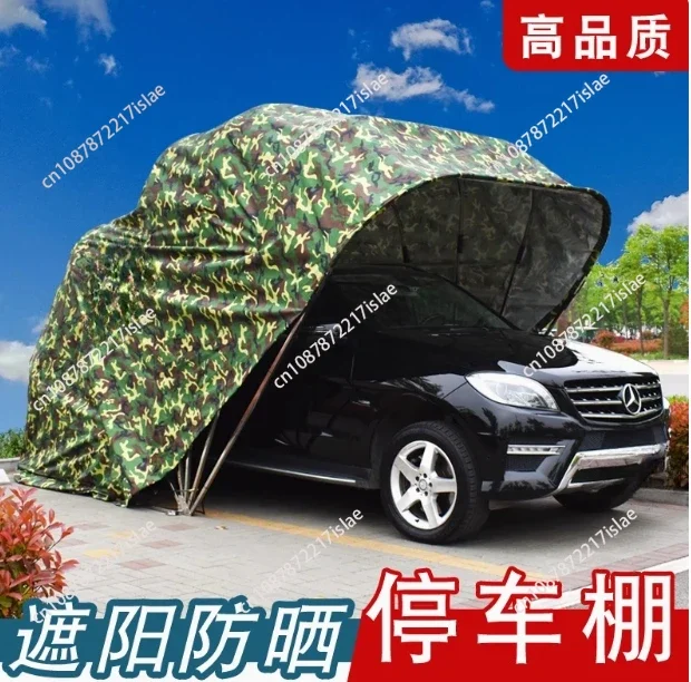 Retractable Garage Awning Portable Carport Tent High Quality Car Tent Foldable Garage Parking Shed