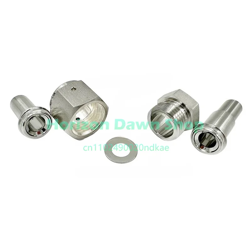Stainless Steel 316L VAR VCR Short Pipe Butt Welding Gland 1/4
