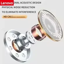 سماعات لينوفو برو 6 اللاسلكية بلوتوث TWS سماعة رأس صغيرة مع ميكروفون مزدوج سماعات أذن استريو مناسبة لأجهزة Apple وAndroid