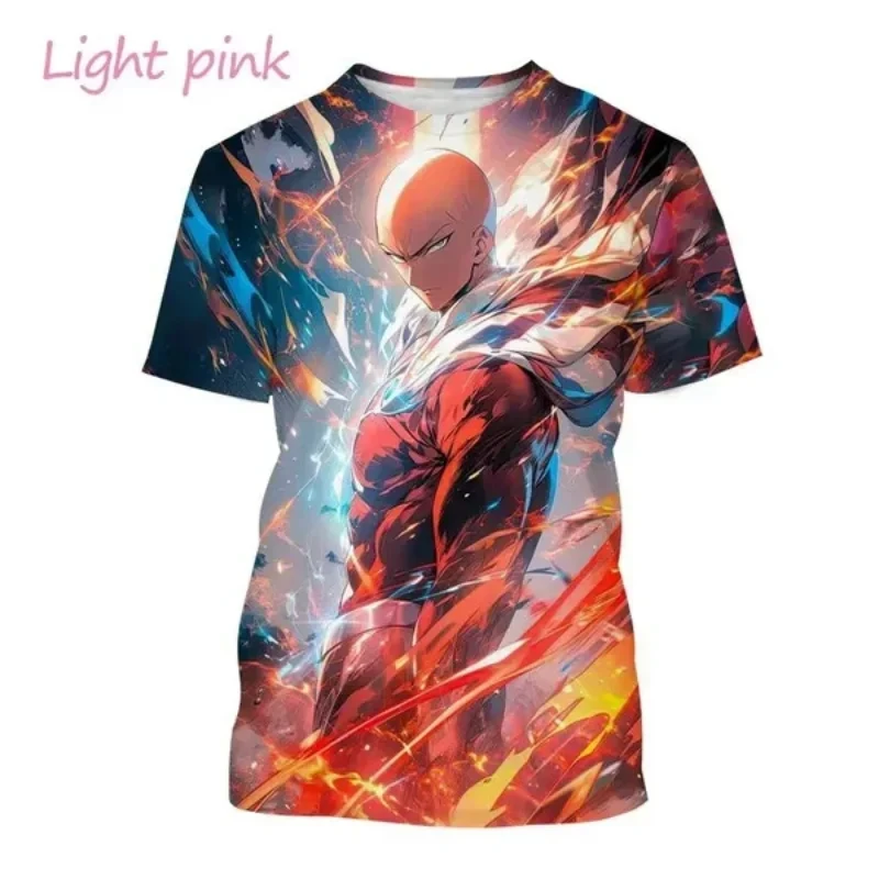 Anime One Punch Man Saitama Cosplay Clothing 3D Printed Men/Women T-shirts Summer Short sleeve Tee Kid Tops Oversized Streetwear