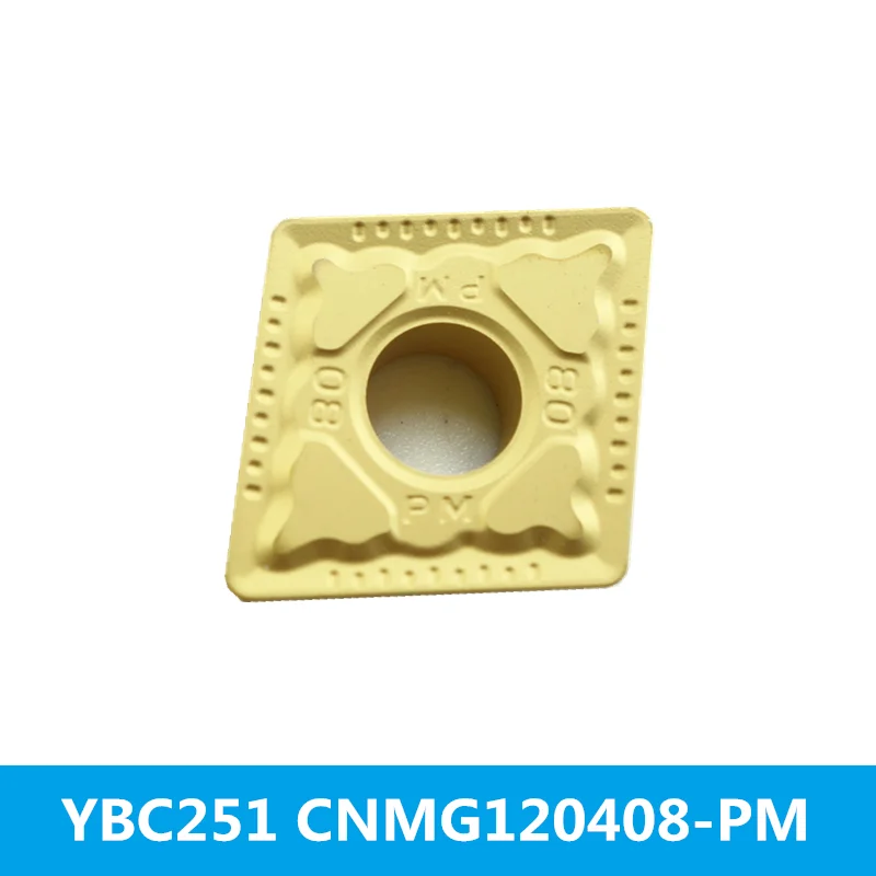 10pcs  CNMG120408-PM Cemented carbide and cermet inserts General Turning Inserts, metal CNC cutters