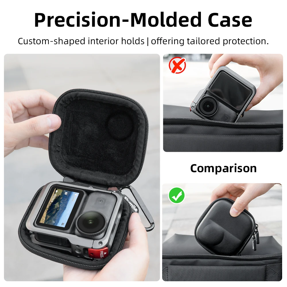 Flymile قفص حقيبة التخزين ل DJI OSMO نانو حمل ملحقات الكاميرا الإطار المحمولة صندوق صغير هارد شل المضادة للخدش