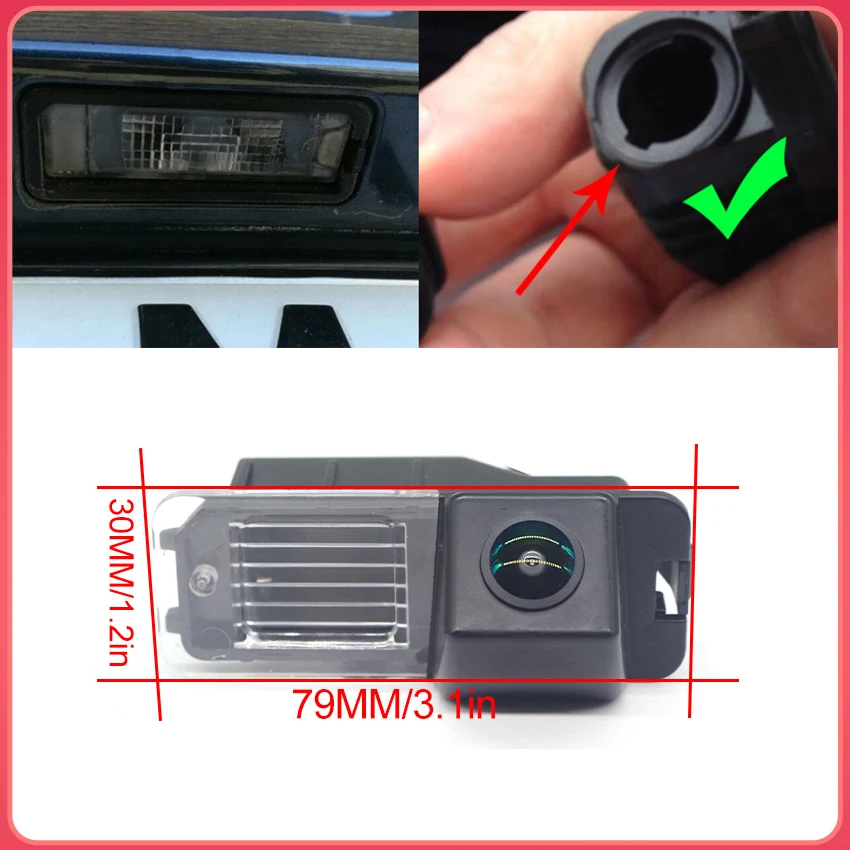 1080P Backup Rear View Camera For Volkswagen For VW Polo 4 2002~2009 MK4 9N 4Q 9N3 Hatchback license plate Camera parking Camera