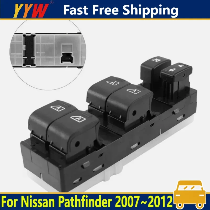 

Master Window Switch Control Button For 2007~2012 Nissan Pathfinder Front Driver Side Window Control Switch Panel 25401-ZL10C