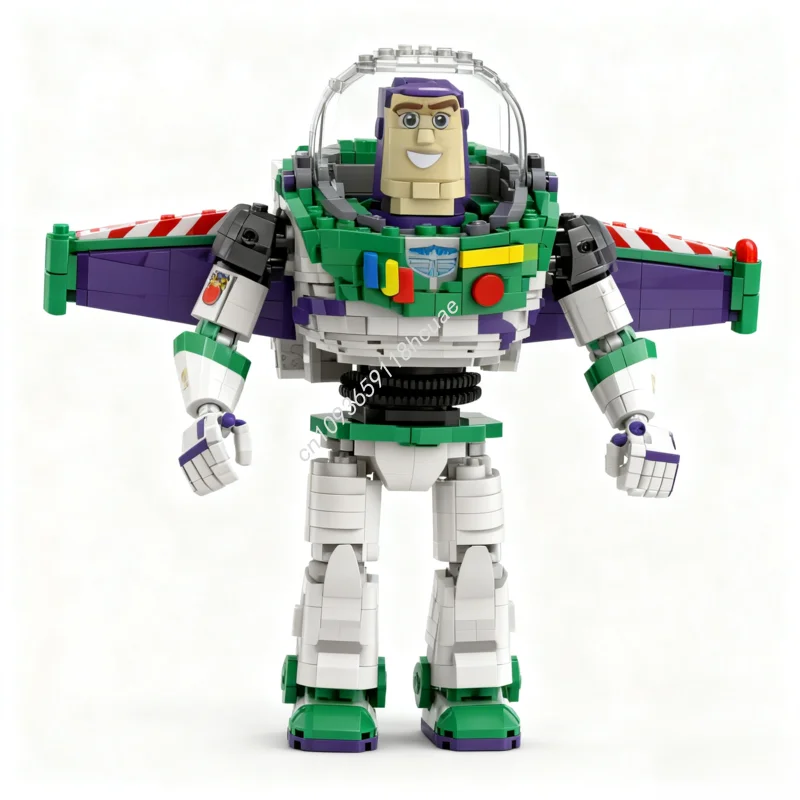 2189 elementów MOC SPACE RANGER Model Bohatera z Klocków Konstrukcyjnych Urodzinowe Zabawki Kreatywne Edukacyjne Pomysły na Prezenty dla Dzieci na Boże Narodzenie