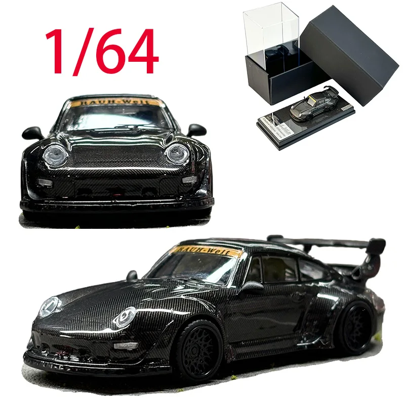 

Diecast 1/64 Scale Porsche Alloy Car Model Porsche 993 RWB Play Vehicles Toys for Boys Original Box Collection