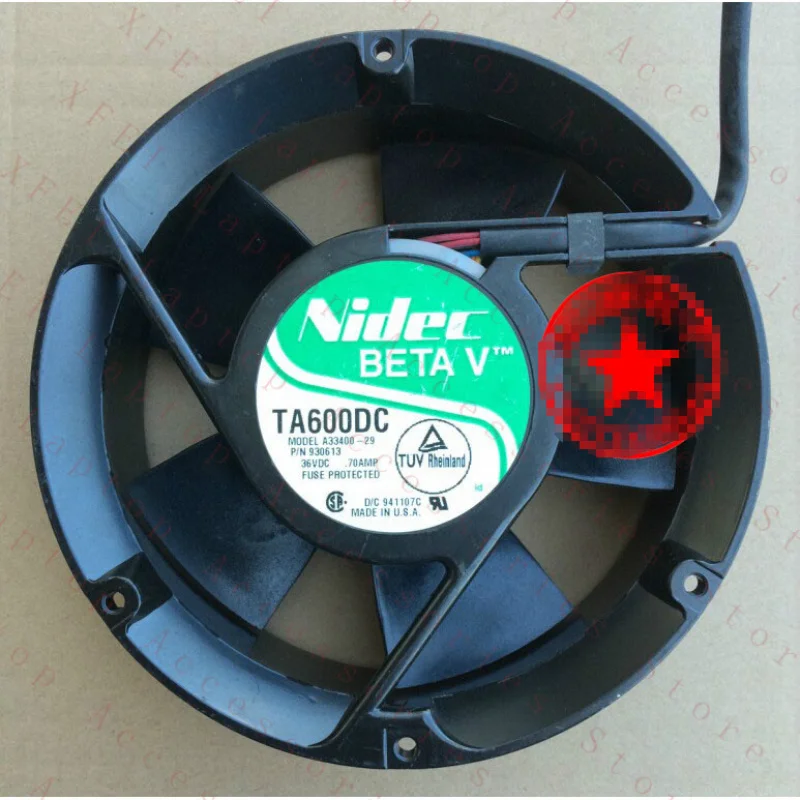 D  1PC FOR NIDEC TA600DC cooling fan A33400-29 36V .70A cooling fan