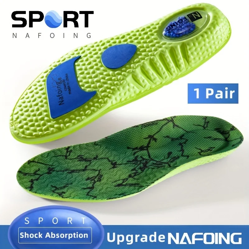 1 Pair Chinese-style Pattern Summer Breathable Arch Support Sports Insoles,Keep Your Feet Cool And Comfortable Inserts