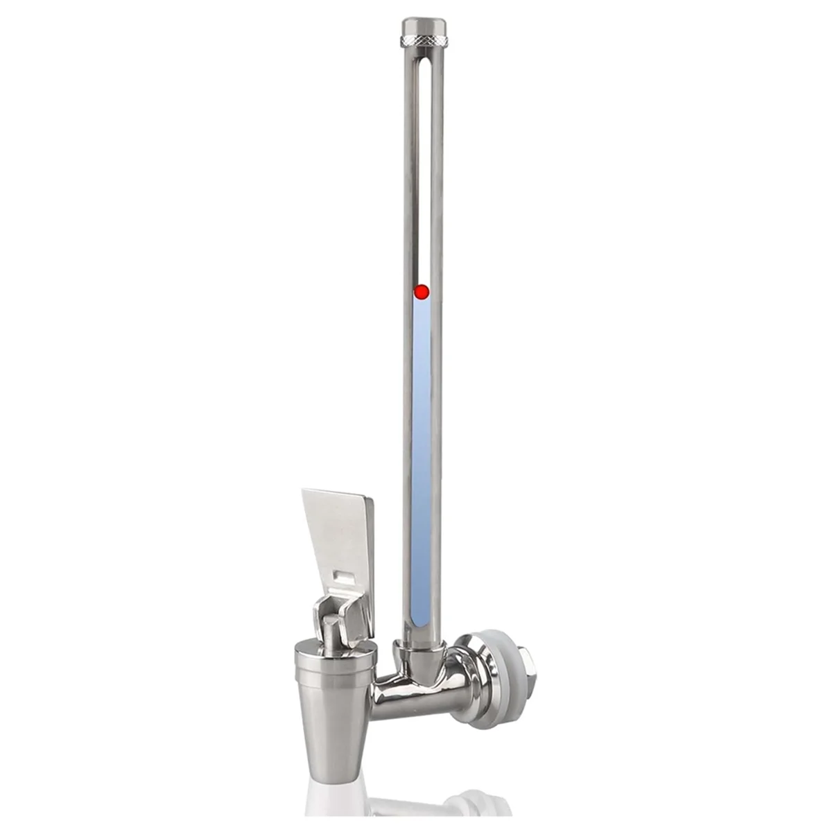 

Sight Glass Spigot 10 Inch Stainless Steel Spigot with Clear View Water Level Compatible for Berkey and Waterdrop