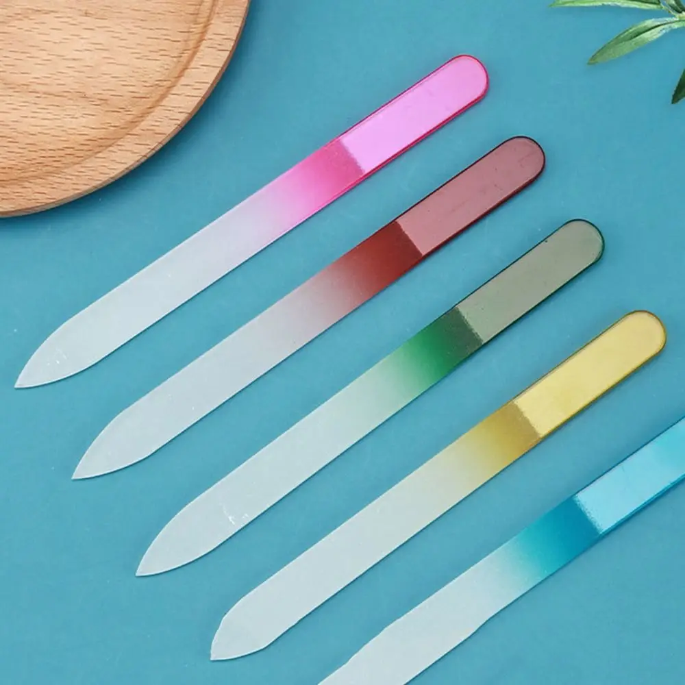 Nano Glass Nail Files Professional Polishing Manicure Art Tool Washable make nails brighten easily like nail polish