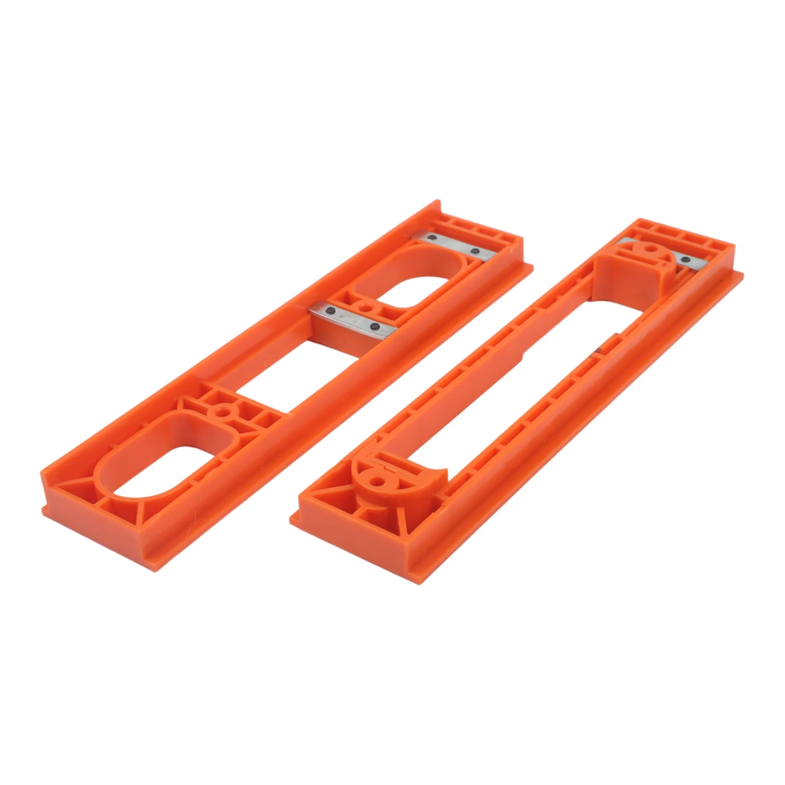 2pcs Carpenter Slotting Template For Installing Concealed Hinge Wooden Doors Frame Slotting Tool Trimming Machine Milling Cutter