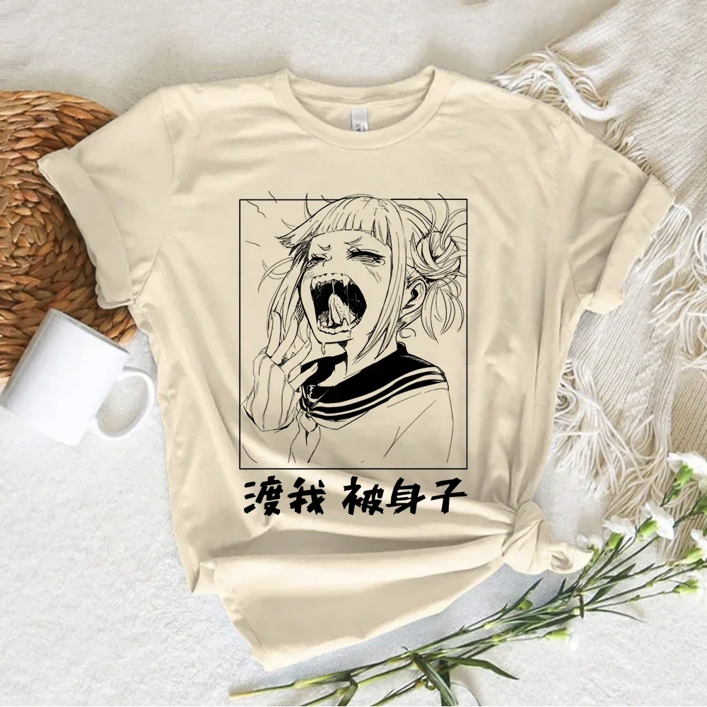 

Japanese Anime Hero Tshirt Women Graphic Harajuku Summer T Shirt Female Graphic Clothes Stretchy Crew Neck Youthful Elegant