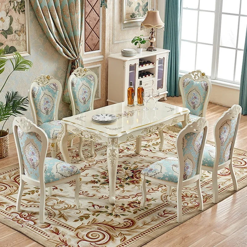 European Unique Dining Table Aesthetic Modern Creative Lounge Decoration Dining Table Restaurant Mesas De Comedor Home Decor