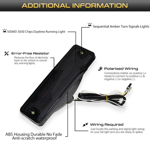 Imagen 2 del producto IJDM-intermitente ámbar para parachoques de coche, reemplazo de luz diurna LED blanca para Mazda 323, B2000, B2200, B2600, camión, Ford Festiva