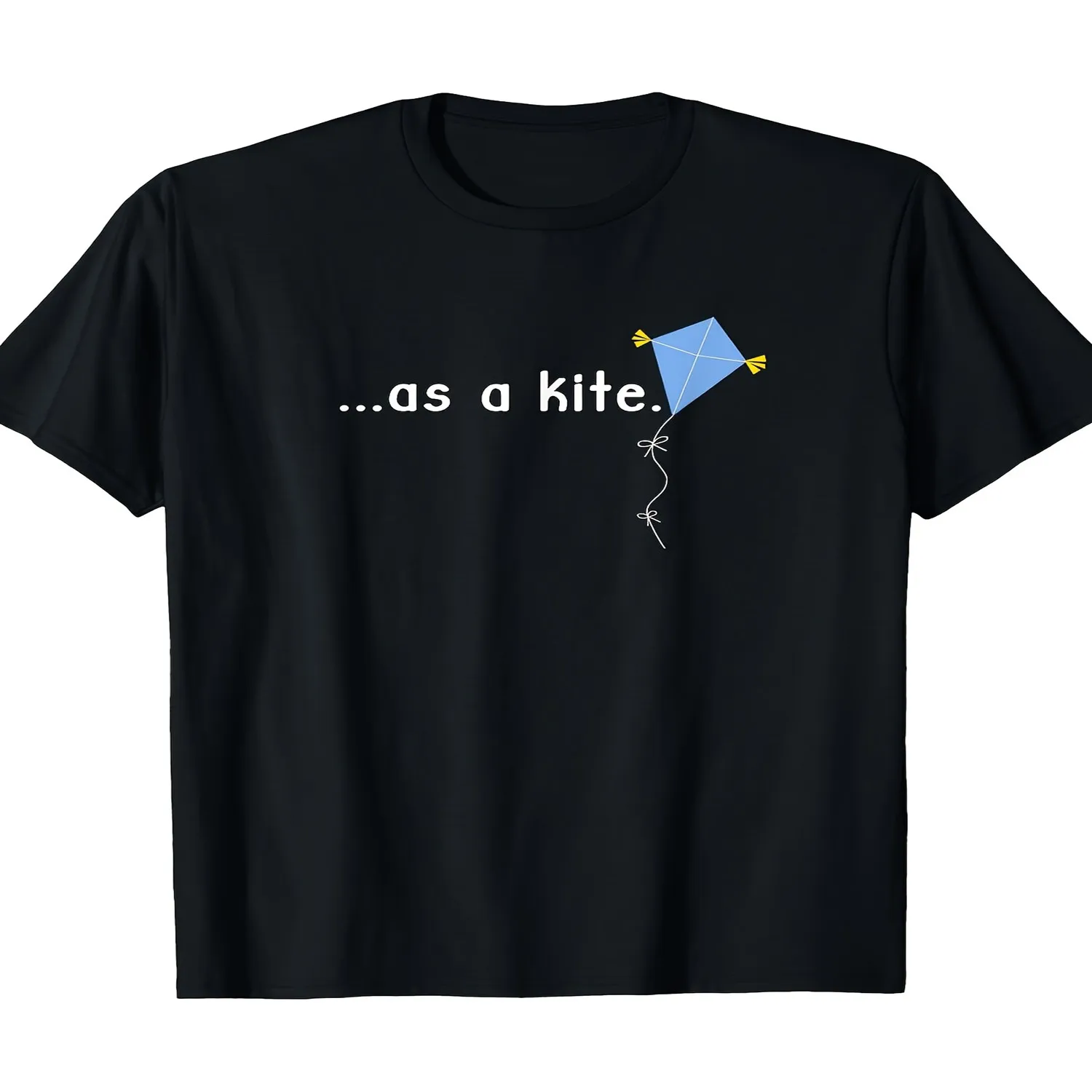 Men'S Unisex Heavyweight Retro Leaf Joint Graphic Print High as a Kite Slogan AllSeason Casual Wear for 420 Events Holiday Gatherings Group Gifts Unisex Adult TRetro Casual Short-Sleeved T-Shirt Everyday Wear Shirt, Art Print Tshirt