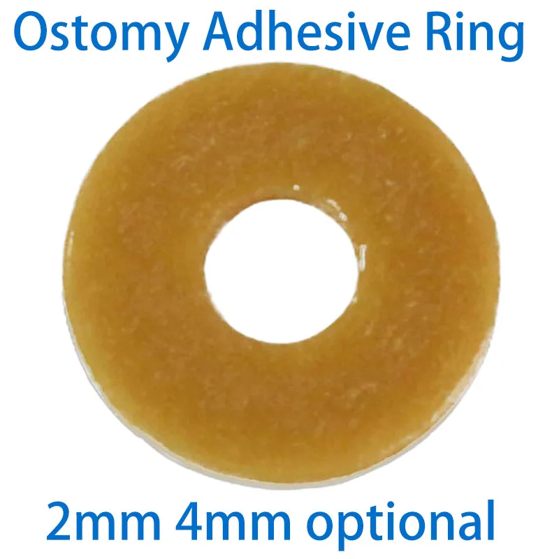 

Ostomy Barrier Ring, 2mm 4mm Optional, Stoma Skin Friendly Alcohol Free,Strechable Modable Hydrocolloid Paste, Pack of 10