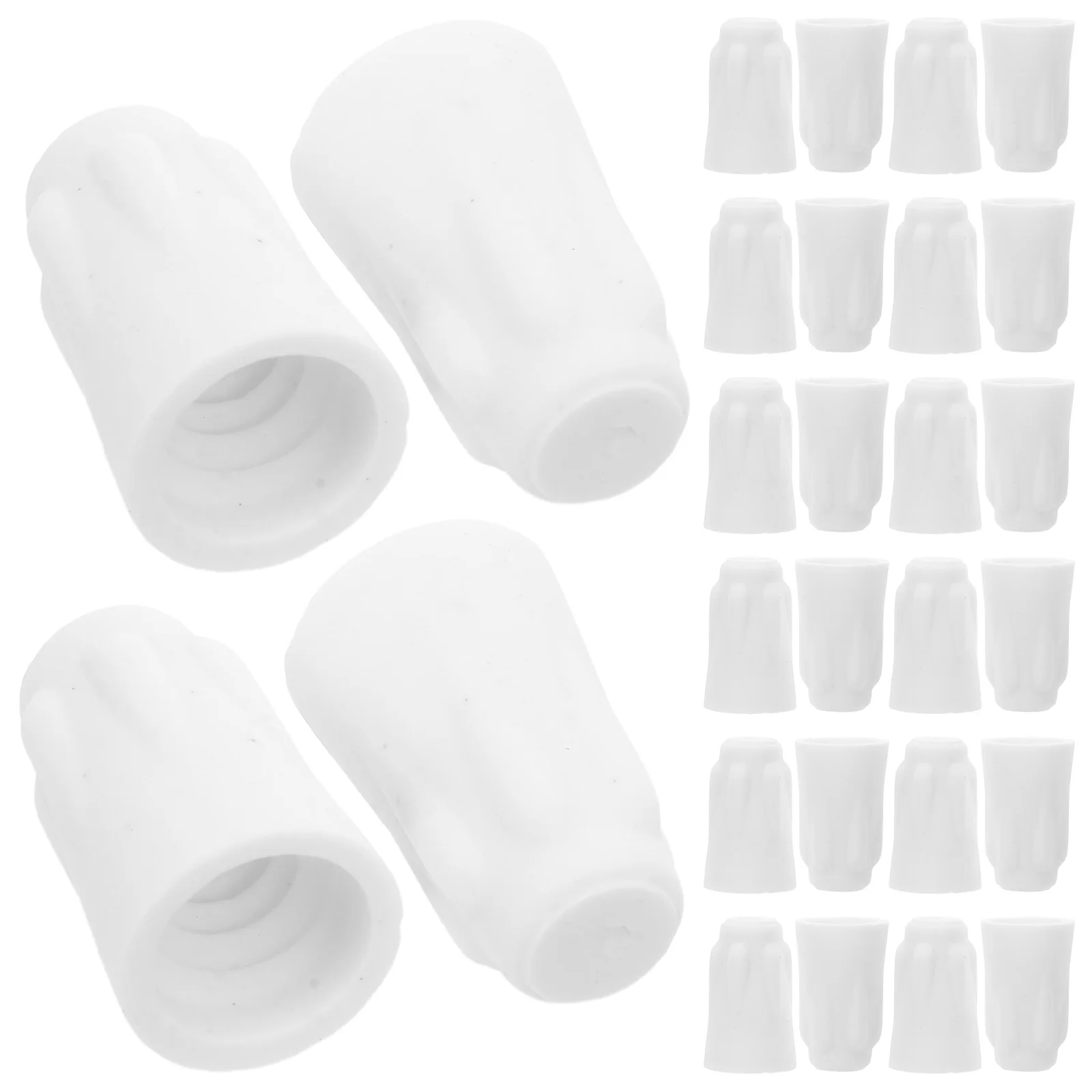 

40Pcs Ceramic Wire Connectors - High Temp Resistance Screw Type Terminals for Electrical Boxes DIY Projects Industrial Use