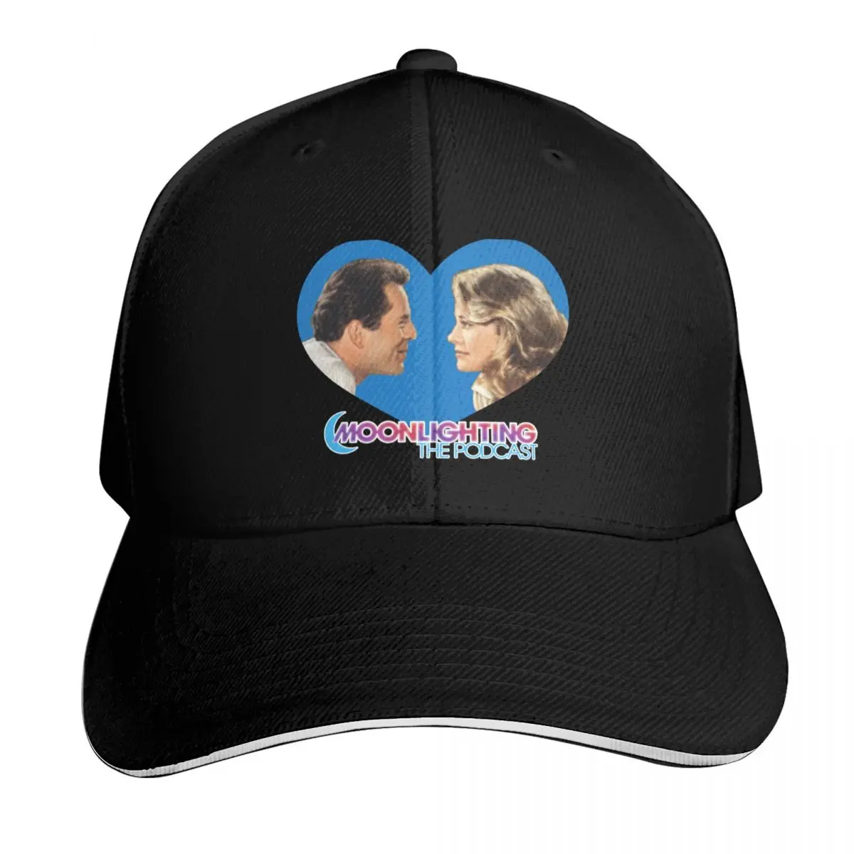 MLTP David + Maddie Heart Baseball Cap Vintage Retro Embroidered Lightweight Packable Gift for Him Her