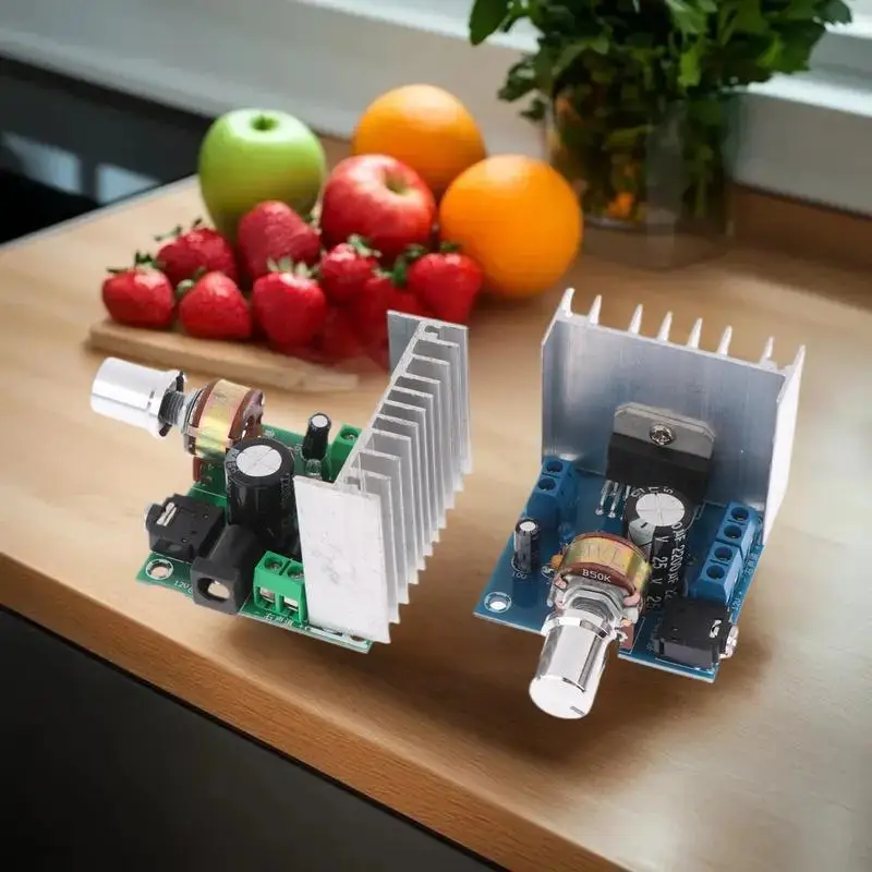 1 個 Tda7297 アンプボードデジタルアンプボードデュアルチャンネルアンプボード完成ノイズなし 12V デュアル 15W