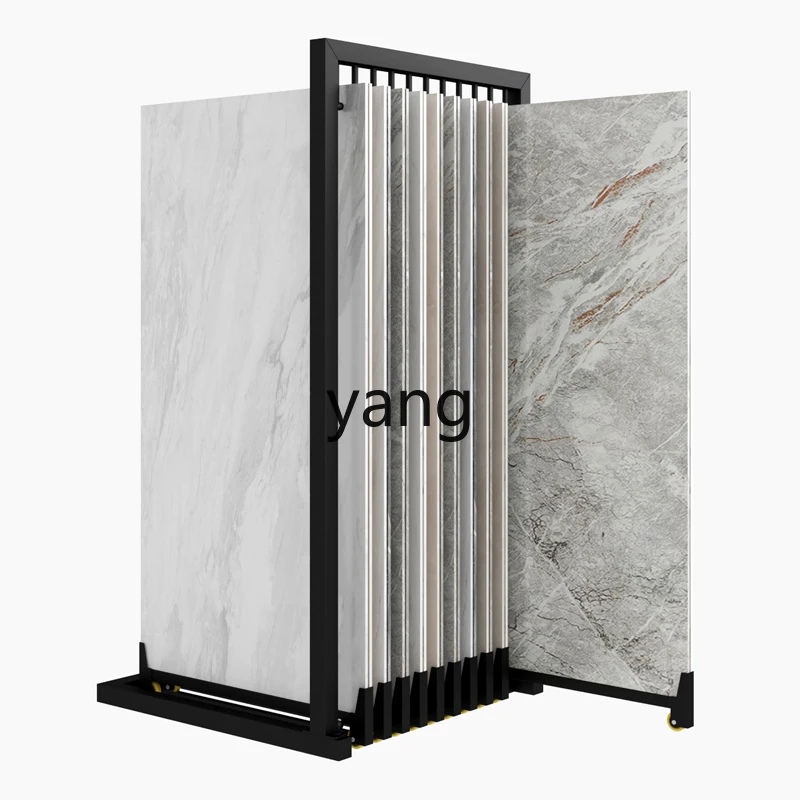 CX Tile Pull-out Display Large Slate Slab Sliding Frame Ceramic Display Floor Rack