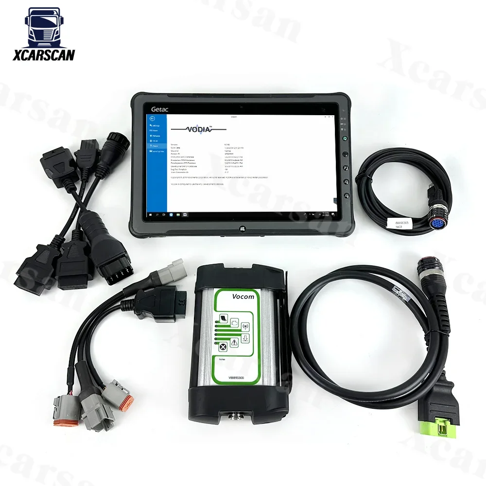 

Getac F110 Tablet Vodia5 EPC Penta diagnosis tool 88890300 Vocom scanner tool Industrial marine Heavy duty diesel engines