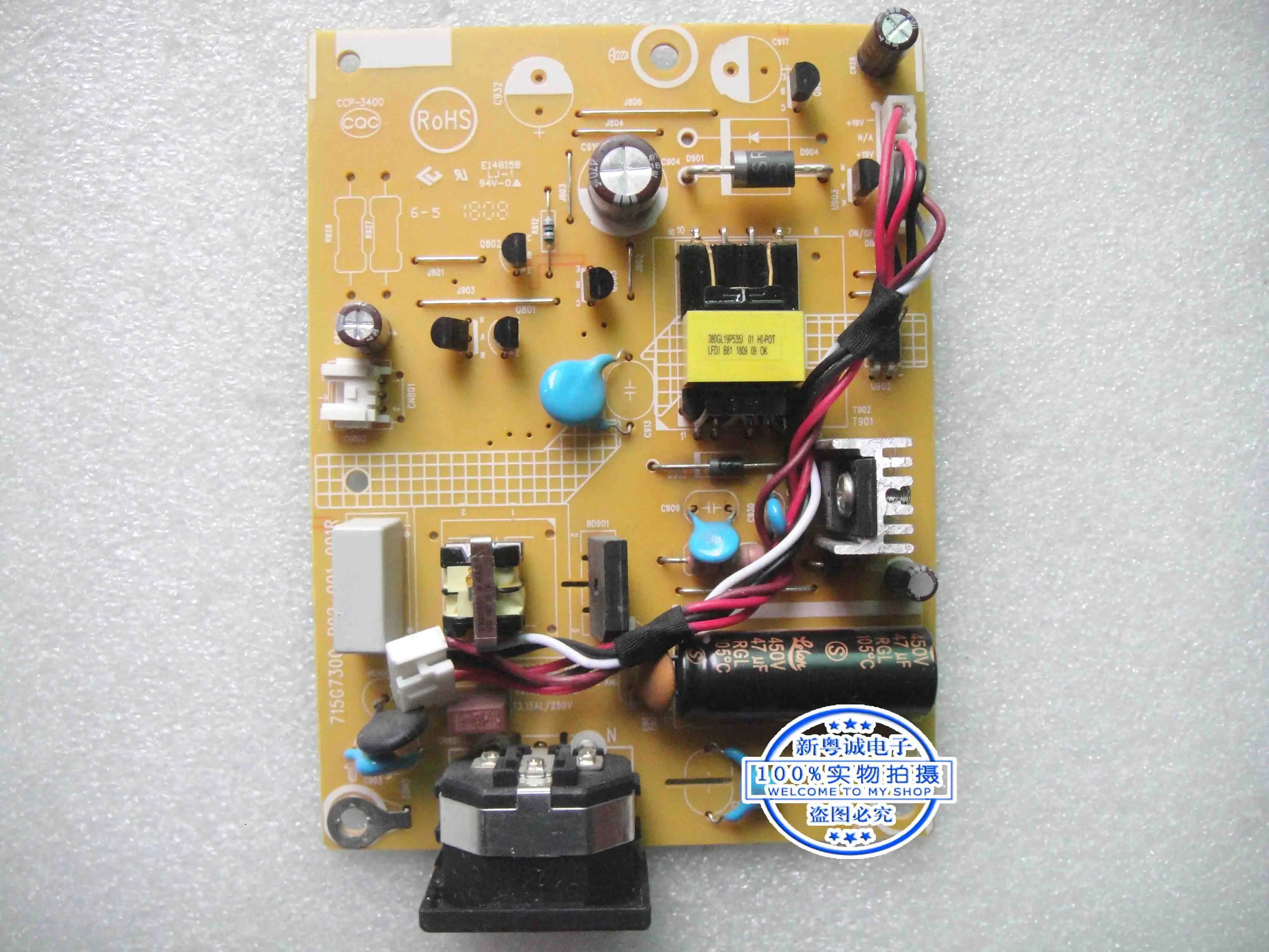 TPV 9E1W power supply board AOC1901 uppressure board 715G7300-P02-001-001R screen 18.5