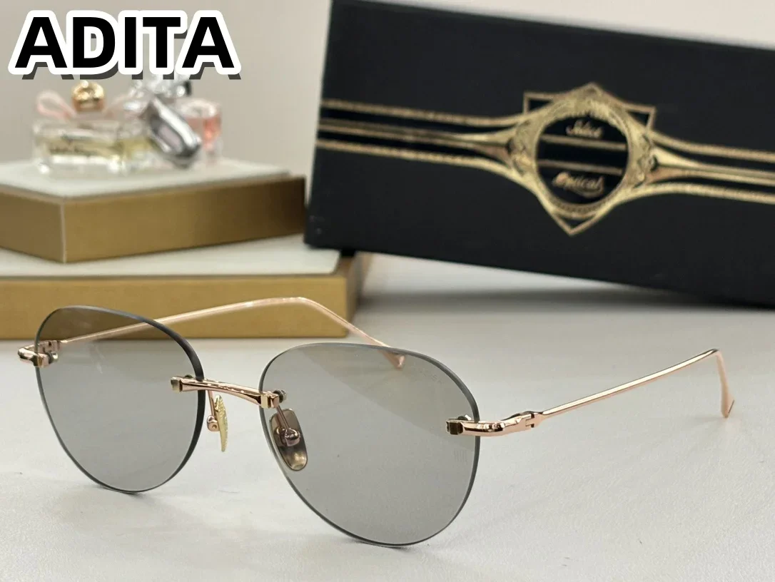 

LANCEIER DLX121-A Top High Quality Sunglasses For Men Titanium Style Fashion Design Sunglasses For Womens With Box
