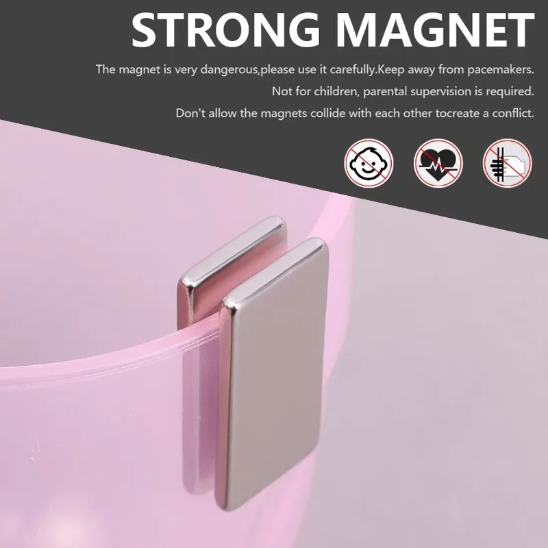 5/200pcs Strong Neodymium Magnets Bars Rectangular Mini Magnetic Sheets Kitchen Office Fridge Whiteboard DIY Craft Samll Magnets