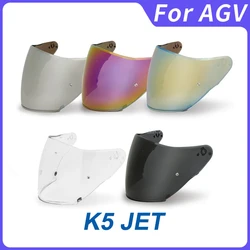 Open Face Helmet Visor Shields for AGV K5 JET Cascos Visera Windshield Sunshield Sunscreen Motorcycle Helmet Accessories