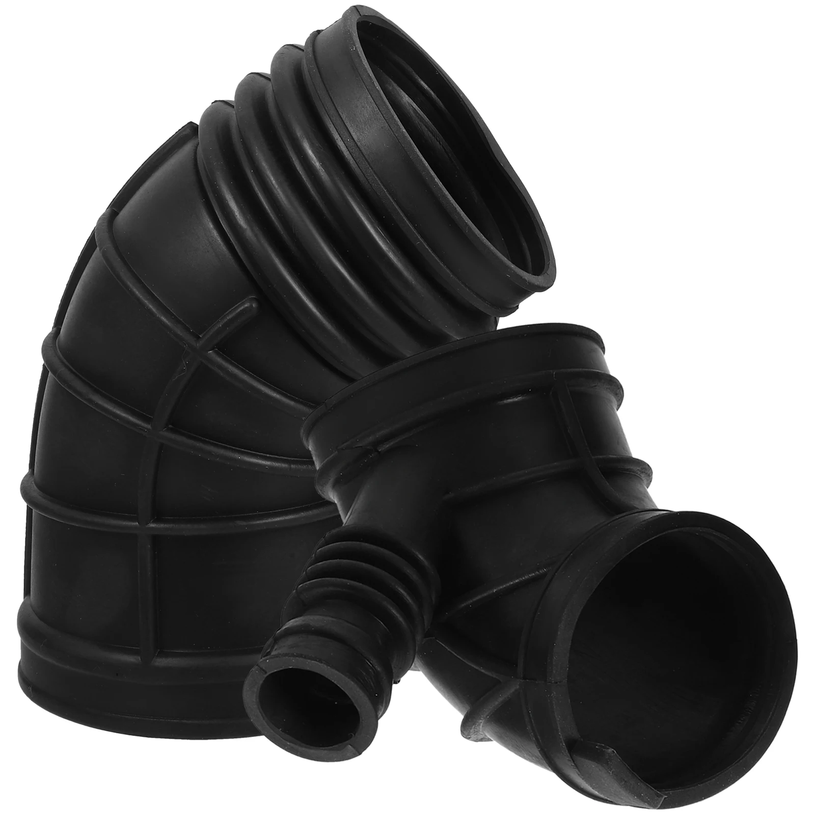

1 set Engine Air Intake Hose Black Rubber Car Tube Set Inlet Duct Flexible Fuel Connector Efficient Airflow Easy Installation