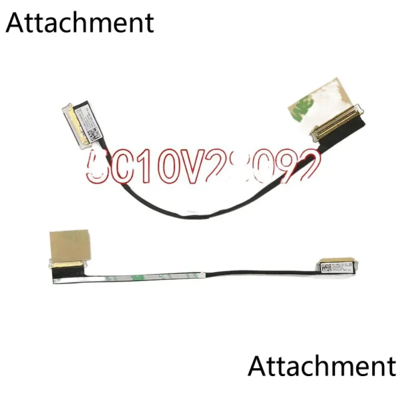 New laptop LCD/LED cable for Lenovo ThinkPad X1 Carbon 7th WQHD B2 4K 40pin 5c10v28092 D. c02c00ff10 5c10v28089 dc02c00fe00 30pi