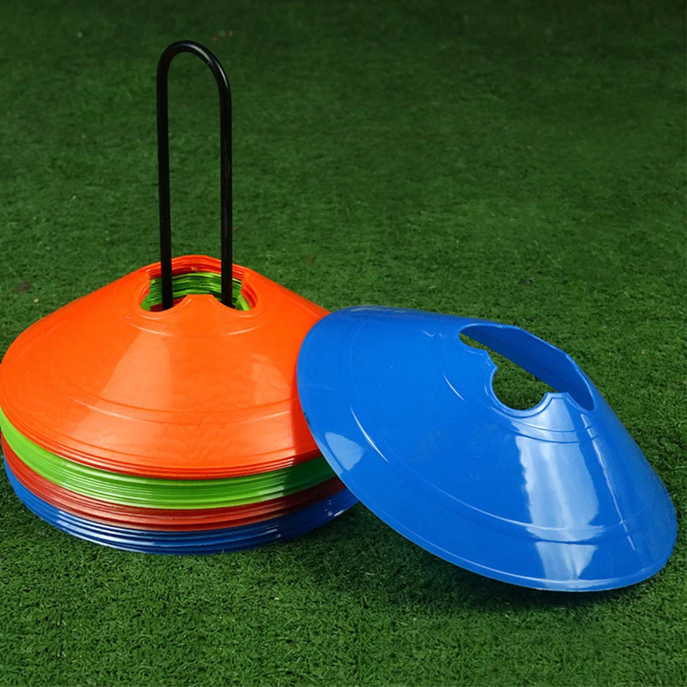 10 PCS Football Training Equipment Trainer Obstacle Soccer Marker Sports Sign Mini Disc Plastic Cones Child