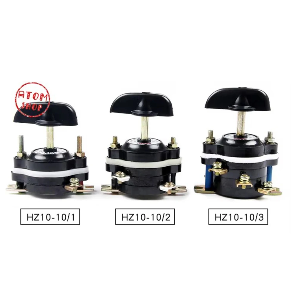 Rotary switch HZ10-10/3 10/2 10/1 380V 10A transfer changeover universal switch welding machine power shifter