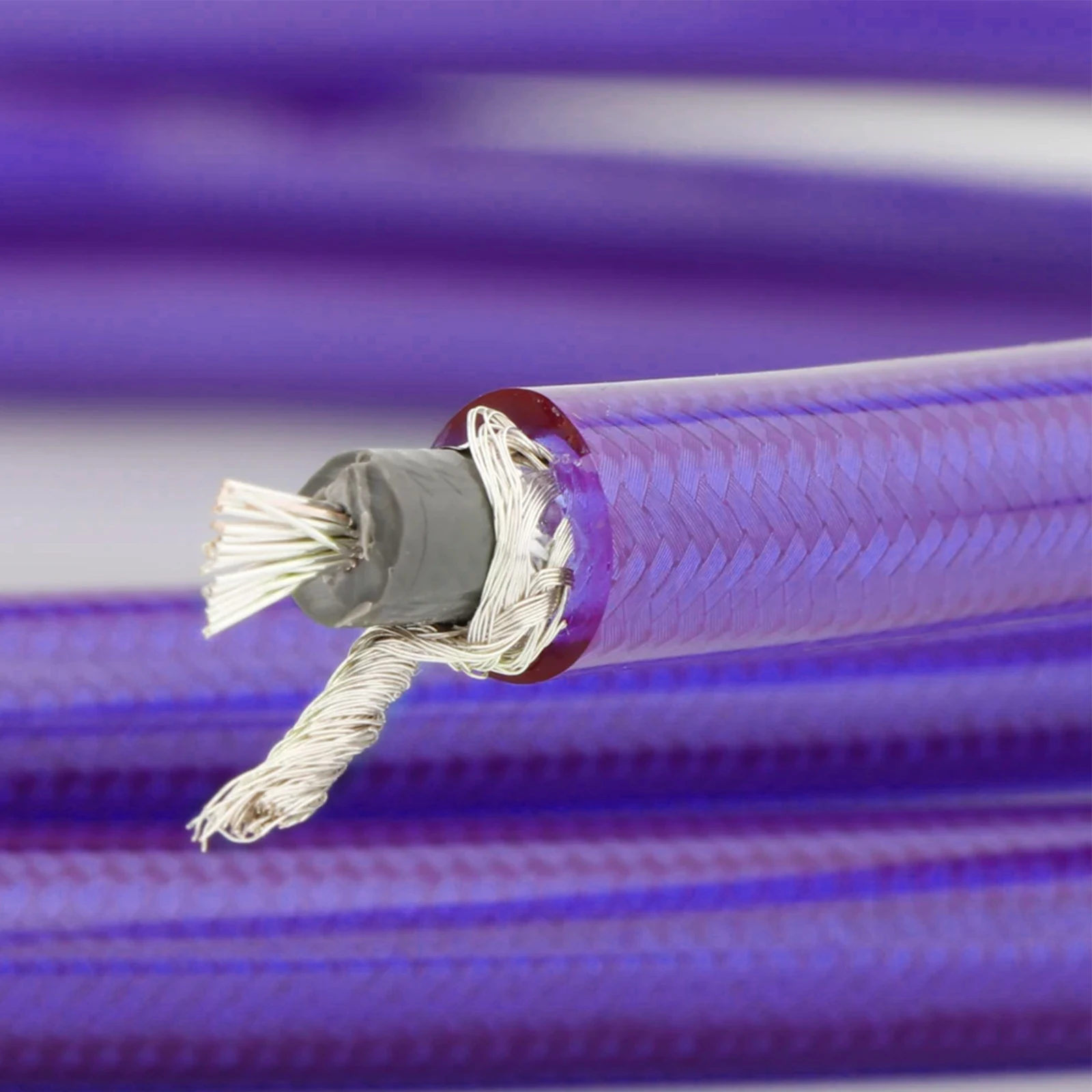 X409 Preffair Interconnected OCC Silver Plated RCA Cable RCA Digital Bulk Cable for DIY Speaker Amplifier