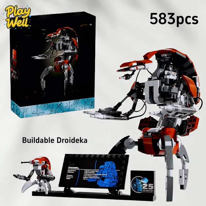 

1 MINISO Disney Movie Space Battle Droids Moc Model Building Blocks 75381 Robots Fighting Assemble Bricks Toys Christmas Gifts