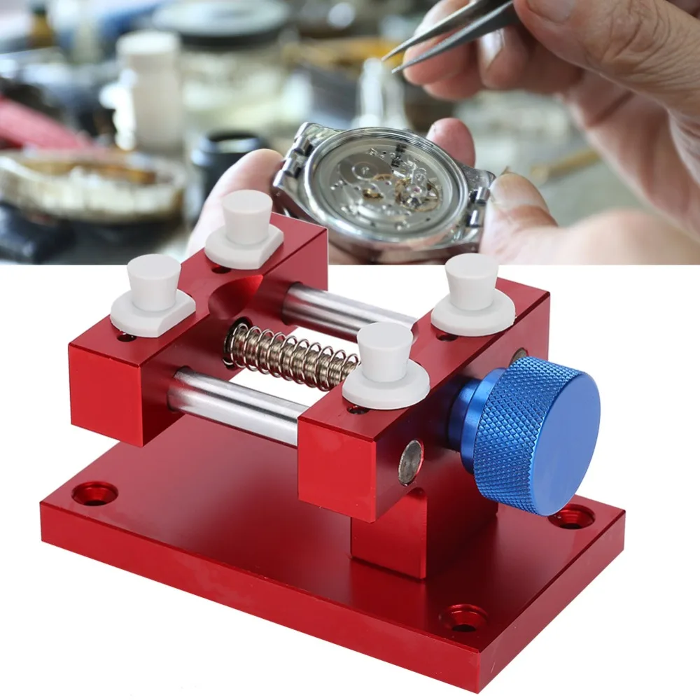 

Repair part Aluminum material Watch Holder Solid structure Large size Watch Stand Heavy duty Fixing Base Watch maintenance