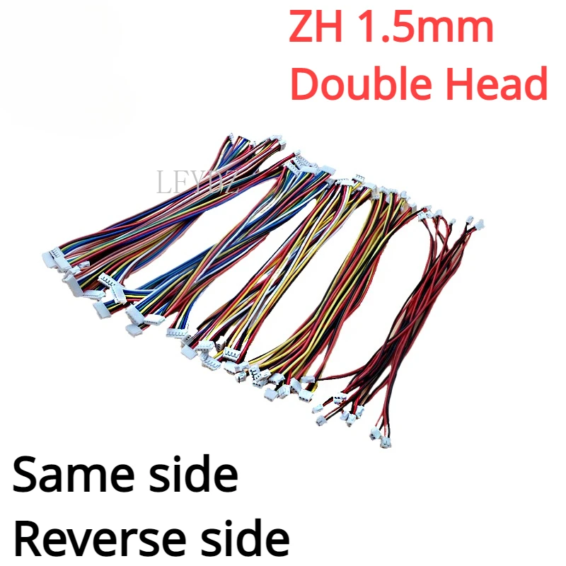 10Pcs ZH 1.5mm 2/3/4/5/6/7/8/9/10-12P Double-ended Terminal Line 10CM/15CM/20CM ZH1.5 Same / Reverse Direction Electronic Wire