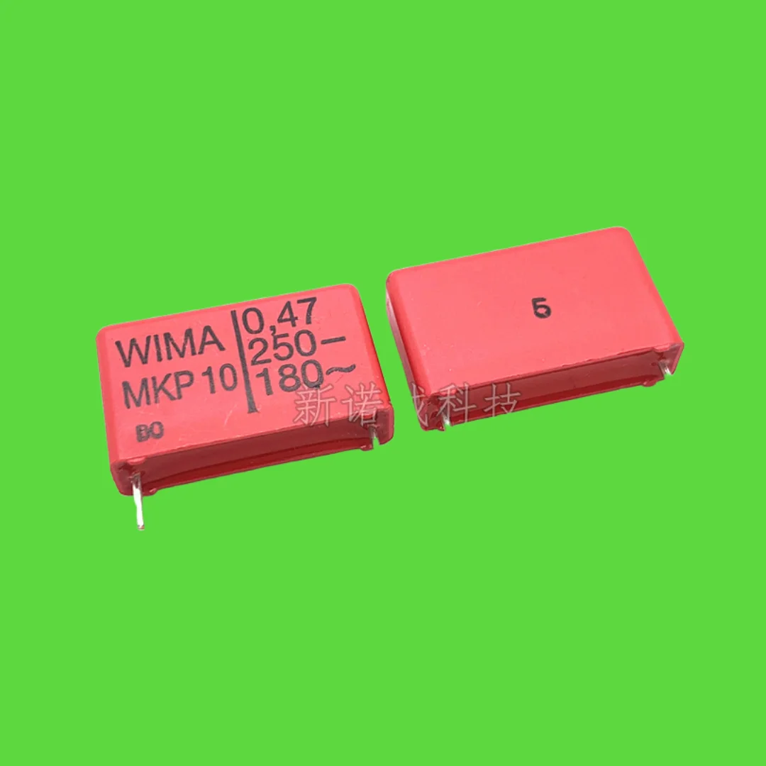 

10 шт./250 В 474 0,47 мкФ 250 В 470 нФ MKP10 Расстояние между ножками 22,5